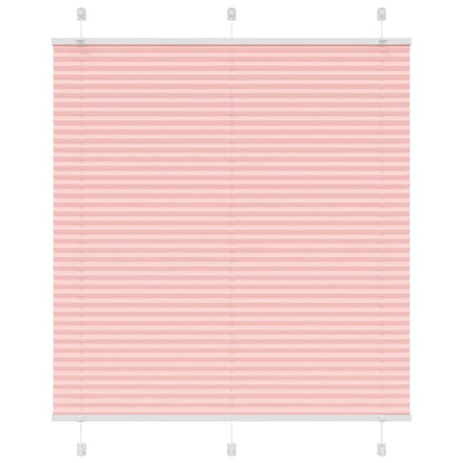 Tenda Plissettata Rosa 115x100 cm Larghezza Tessuto 114,4 cm