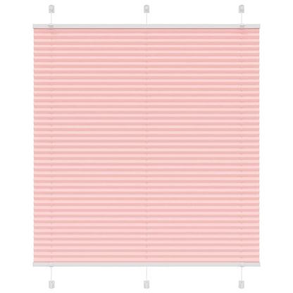 Tenda Plissettata Rosa 120x100 cm Larghezza Tessuto 119,4 cm