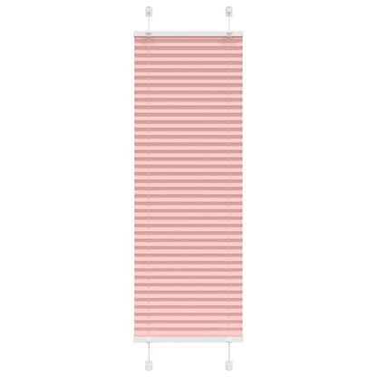 Tenda Plissettata Rosa 45x150 cm Larghezza Tessuto 44,4 cm