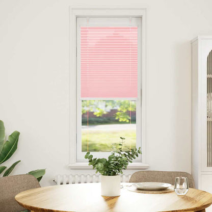 Tenda Plissettata Rosa 45x150 cm Larghezza Tessuto 44,4 cm | homemem39