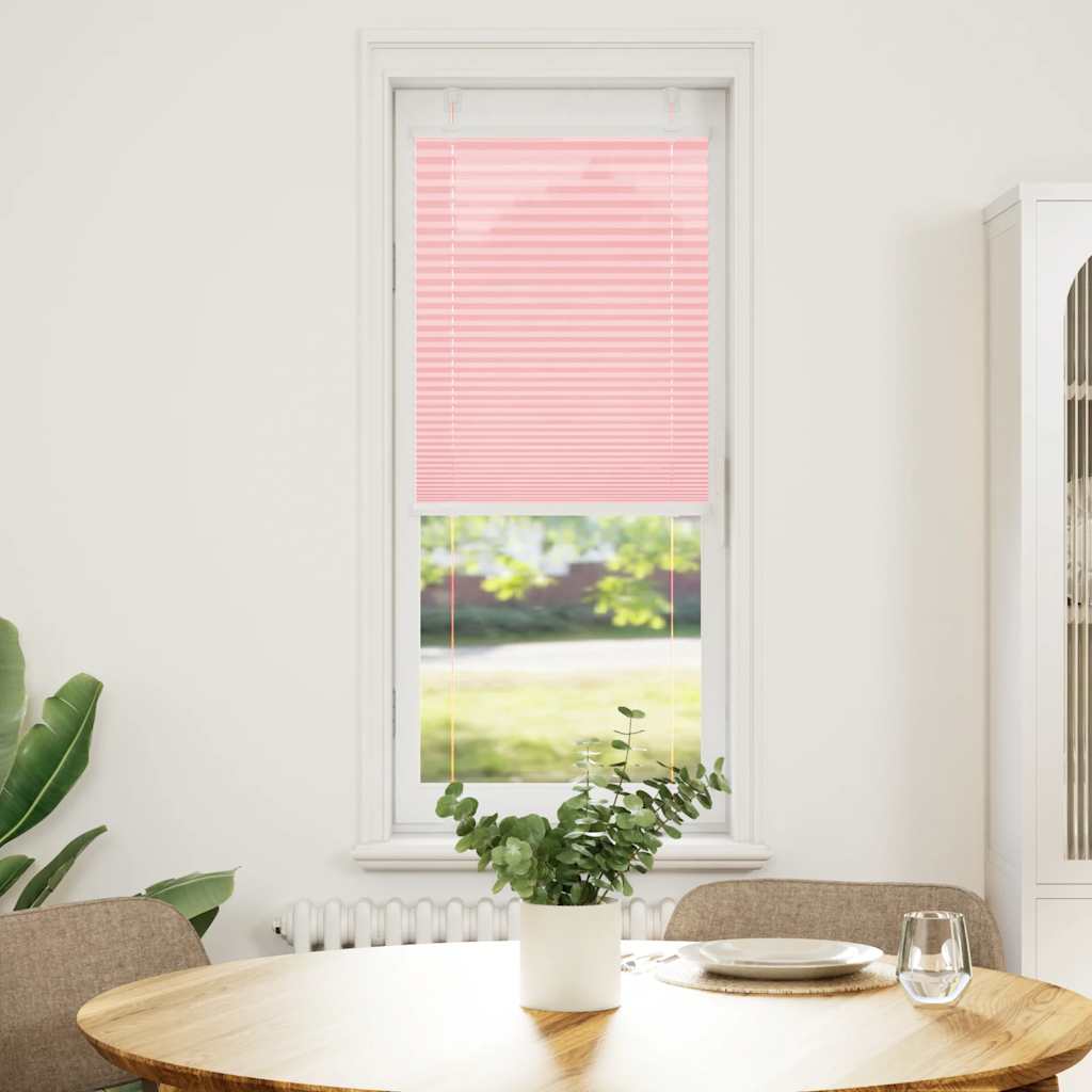 Tenda Plissettata Rosa 50x150 cm Larghezza Tessuto 49,4 cm | homemem39