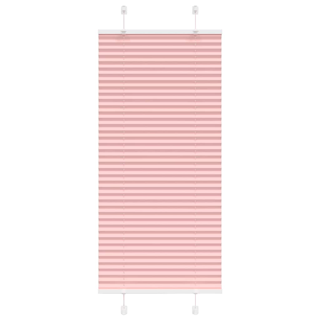 Tenda Plissettata Rosa 55x150 cm Larghezza Tessuto 54,4 cm