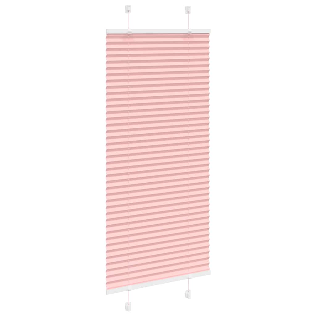Tenda Plissettata Rosa 65x150 cm Larghezza Tessuto 64,4 cm | homemem39