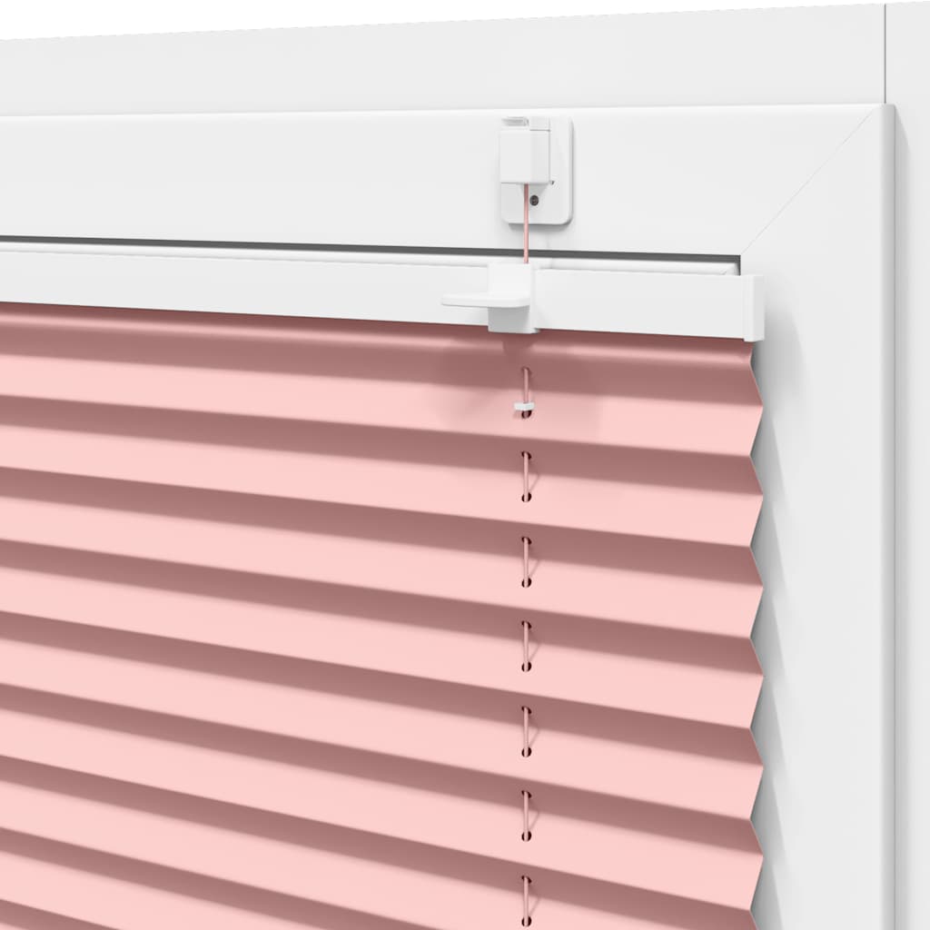 Tenda Plissettata Rosa 85x150 cm Larghezza Tessuto 84,4 cm | homemem39