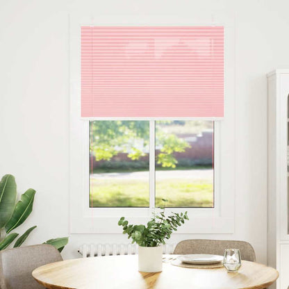 Tenda Plissettata Rosa 95x150 cm Larghezza Tessuto 94,4 cm | homemem39