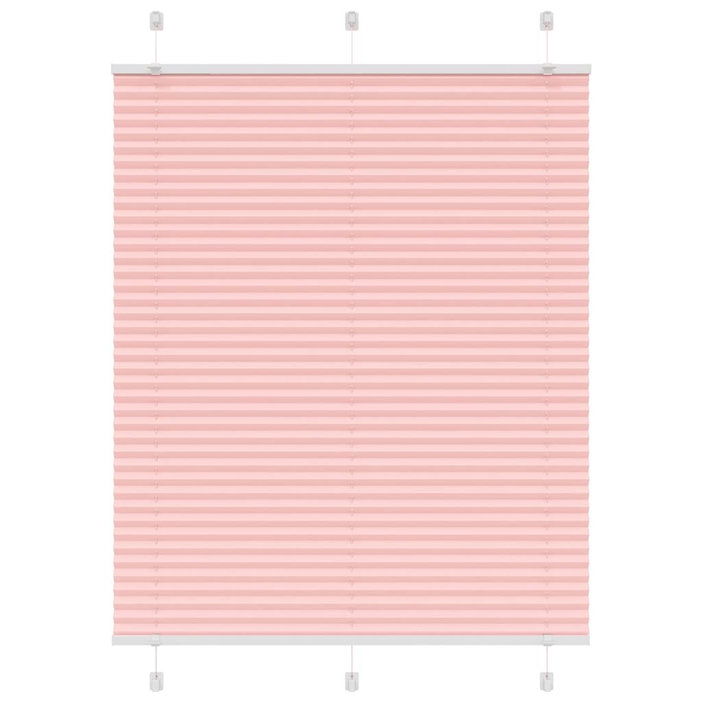 Tenda Plissettata Rosa 110x150 cm Larghezza Tessuto 109,4 cm