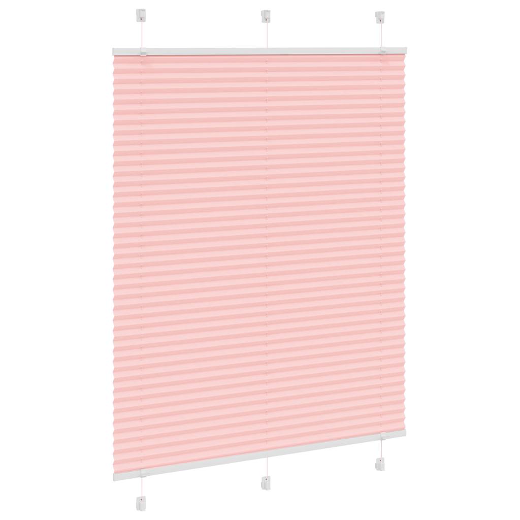Tenda Plissettata Rosa 110x150 cm Larghezza Tessuto 109,4 cm | homemem39