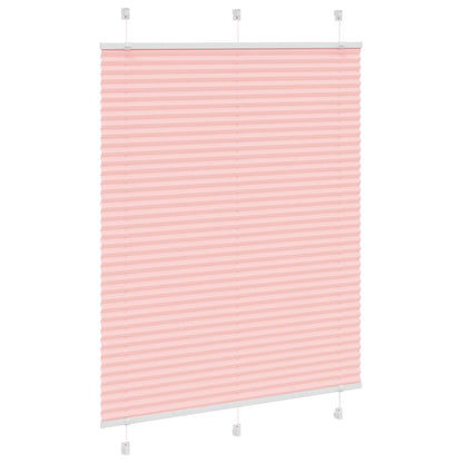 Tenda Plissettata Rosa 110x150 cm Larghezza Tessuto 109,4 cm | homemem39