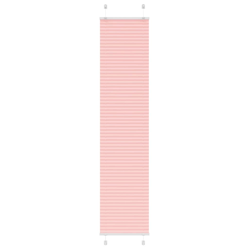 Tenda Plissettata Rosa 40x200 cm Larghezza Tessuto 39,4 cm