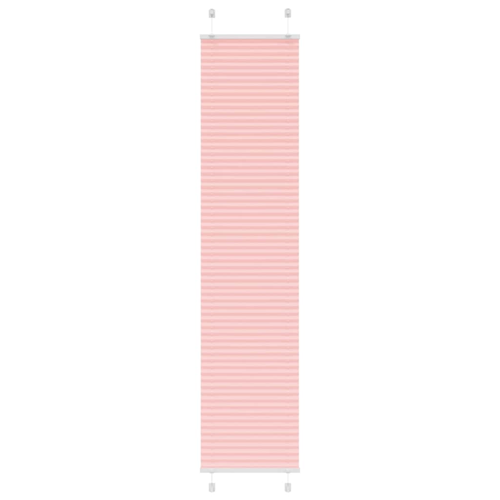Tenda Plissettata Rosa 45x200 cm Larghezza Tessuto 44,4 cm