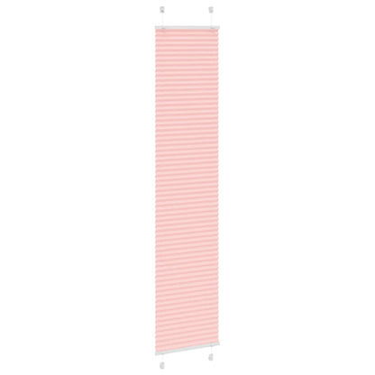 Tenda Plissettata Rosa 45x200 cm Larghezza Tessuto 44,4 cm | homemem39