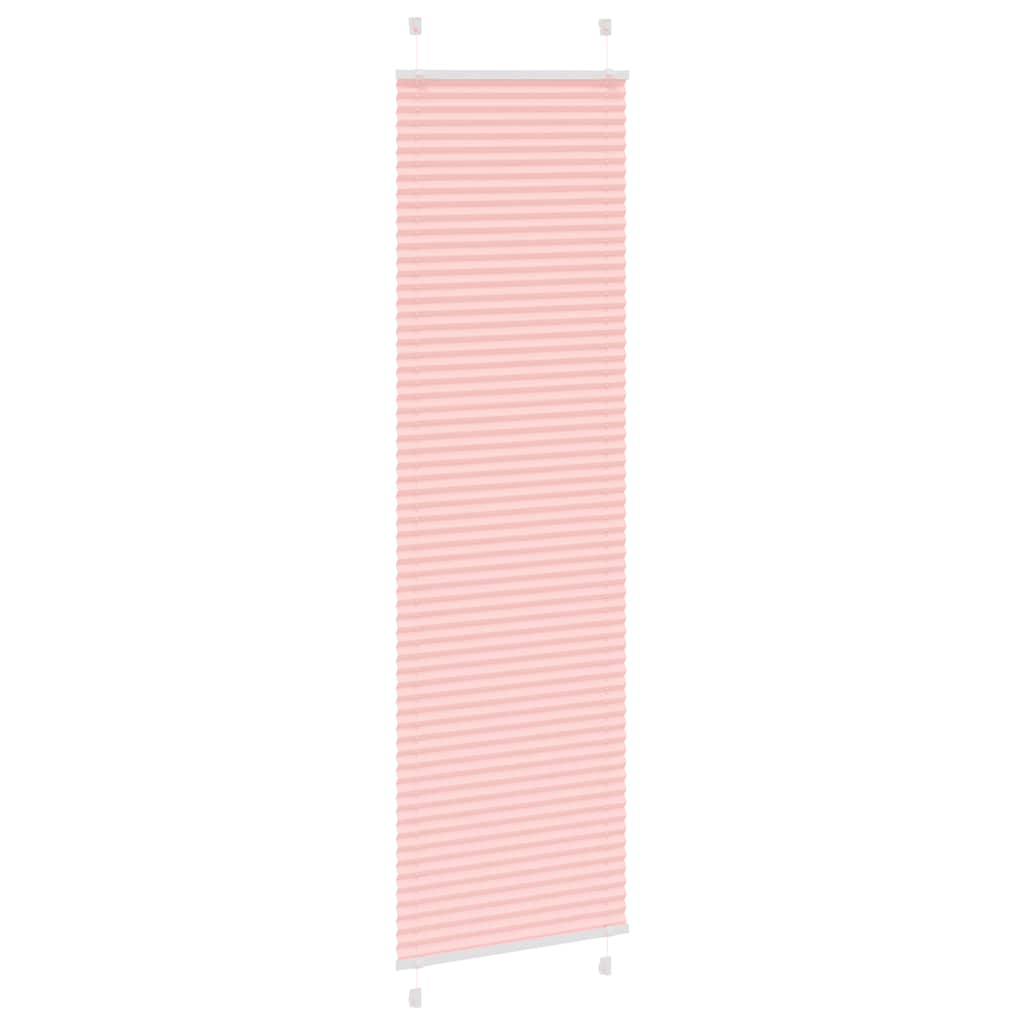 Tenda Plissettata Rosa 55x200 cm Larghezza Tessuto 54,4 cm | homemem39