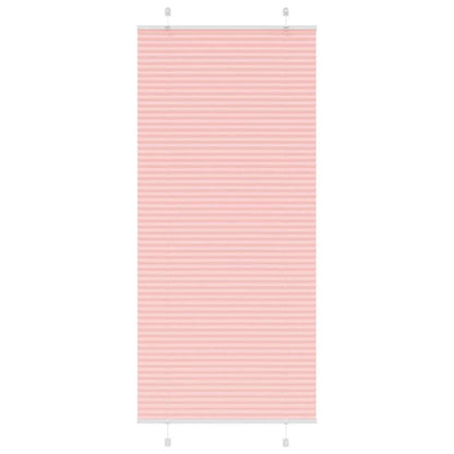 Tenda Plissettata Rosa 100x200 cm Larghezza Tessuto 99,4 cm