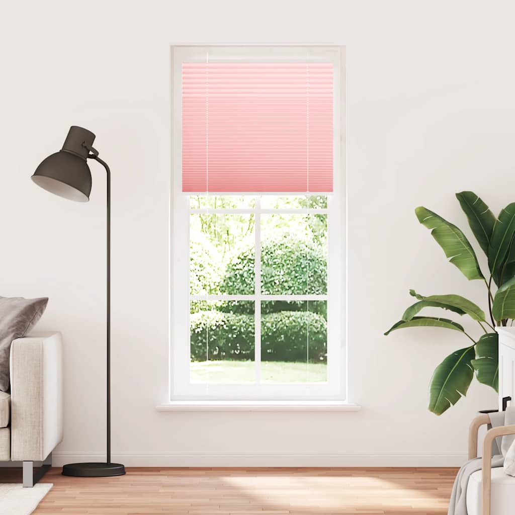 Tenda Plissettata Rosa 100x200 cm Larghezza Tessuto 99,4 cm | homemem39