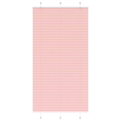 Tenda Plissettata Rosa 105x200 cm Larghezza Tessuto 104,4 cm