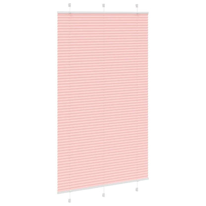 Tenda Plissettata Rosa 115x200 cm Larghezza Tessuto 114,4 cm | homemem39