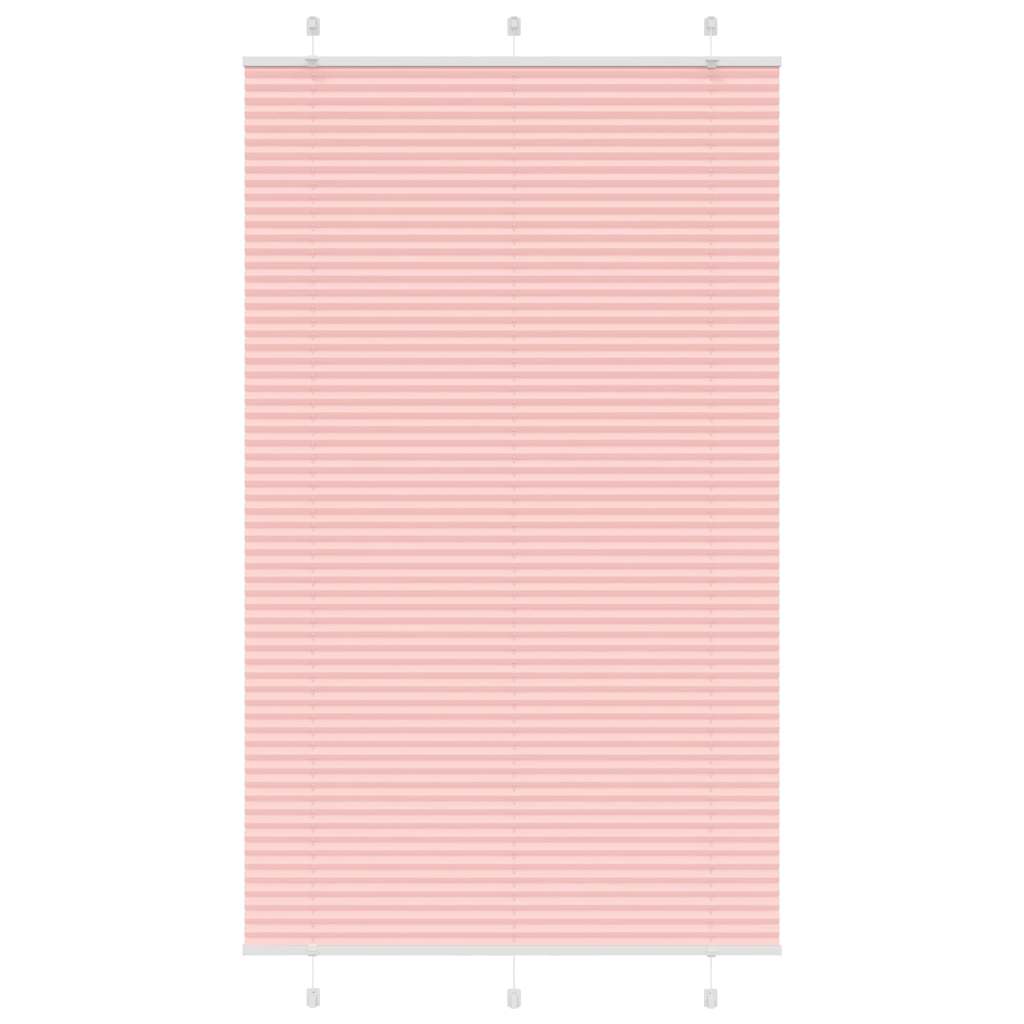 Tenda Plissettata Rosa 120x200 cm Larghezza Tessuto 119,4 cm