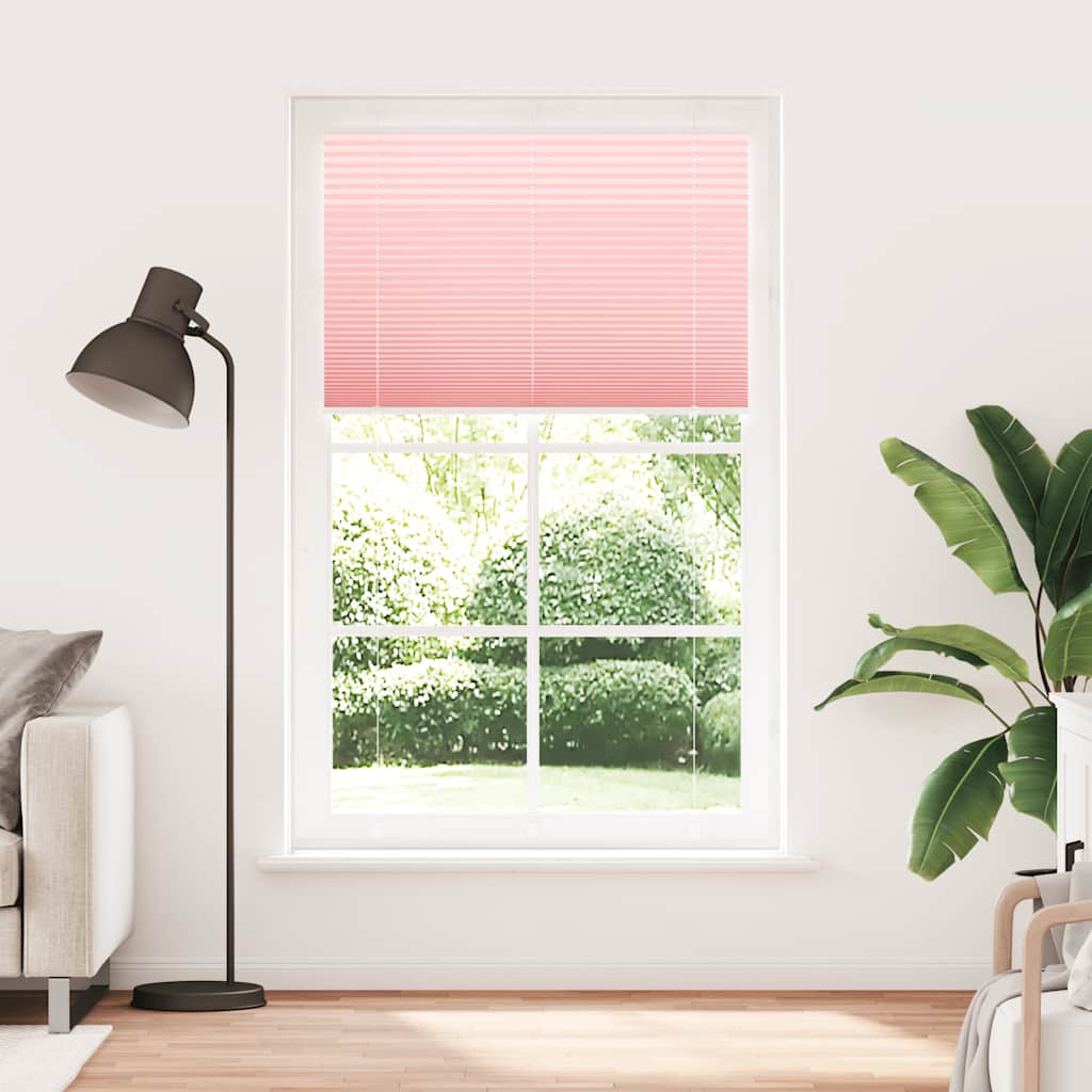 Tenda Plissettata Rosa 120x200 cm Larghezza Tessuto 119,4 cm | homemem39