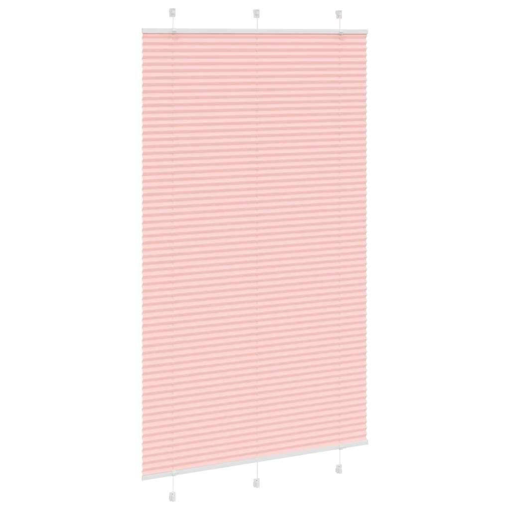 Tenda Plissettata Rosa 120x200 cm Larghezza Tessuto 119,4 cm | homemem39