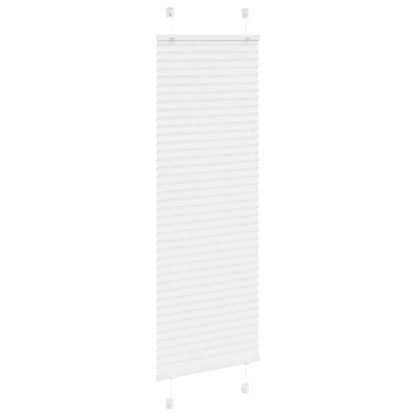 Tenda Plissettata Bianca 50x100 cm Larghezza Tessuto 49,4 cm | homemem39