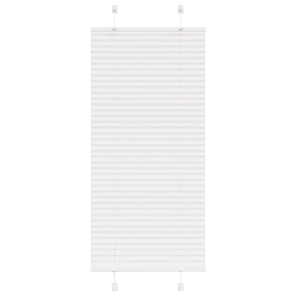 Tenda Plissettata Bianca 55x100 cm Larghezza Tessuto 54,4 cm