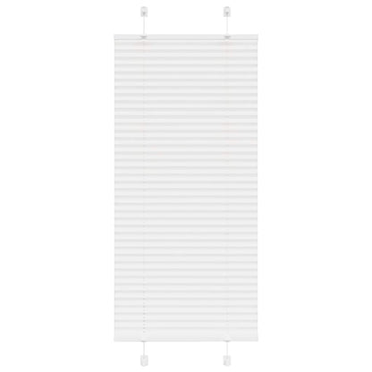 Tenda Plissettata Bianca 55x100 cm Larghezza Tessuto 54,4 cm