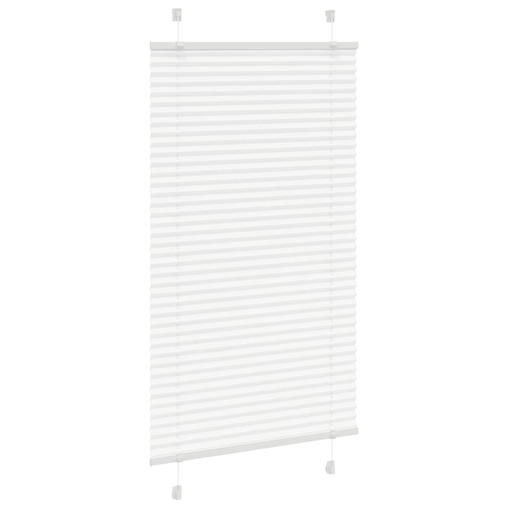 Tenda Plissettata Bianca 70x100 cm Larghezza Tessuto 69,4 cm | homemem39