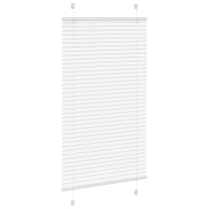 Tenda Plissettata Bianca 70x100 cm Larghezza Tessuto 69,4 cm | homemem39