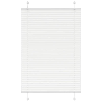 Tenda Plissettata Bianca 100x100 cm Larghezza Tessuto 99,4 cm