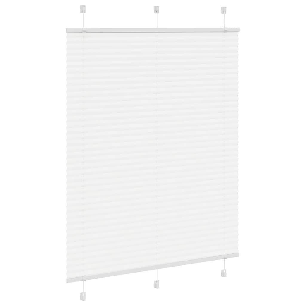 Tenda Plissettata Bianca 105x100 cm Larghezza Tessuto 104,4 cm | homemem39