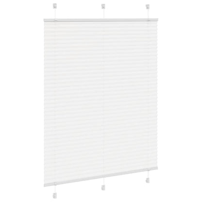 Tenda Plissettata Bianca 110x100 cm Larghezza Tessuto 109,4 cm | homemem39