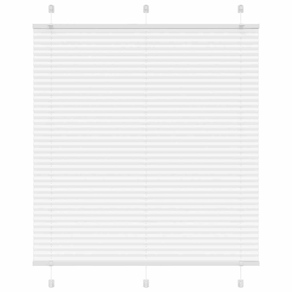 Tenda Plissettata Bianca 120x100 cm Larghezza Tessuto 119,4 cm