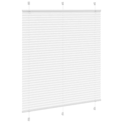 Tenda Plissettata Bianca 120x100 cm Larghezza Tessuto 119,4 cm