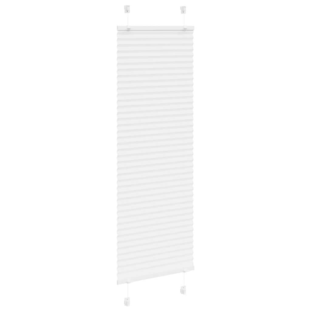 Tenda Plissettata Bianca 50x150 cm Larghezza Tessuto 49,4 cm | homemem39