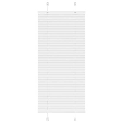 Tenda Plissettata Bianca 55x150 cm Larghezza Tessuto 54,4 cm