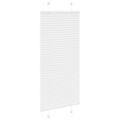 Tenda Plissettata Bianca 55x150 cm Larghezza Tessuto 54,4 cm | homemem39