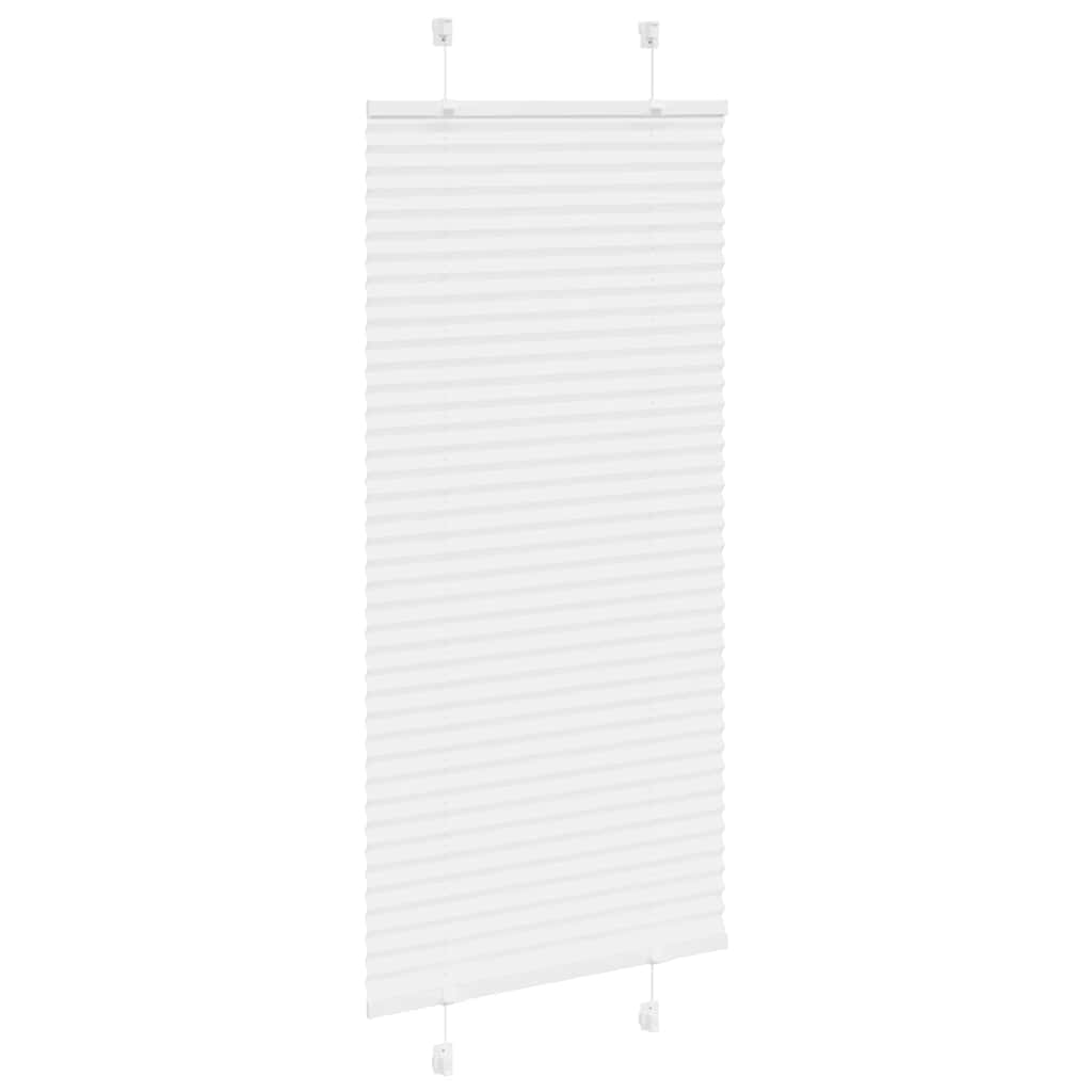 Tenda Plissettata Bianca 60x150 cm Larghezza Tessuto 59,4 cm | homemem39