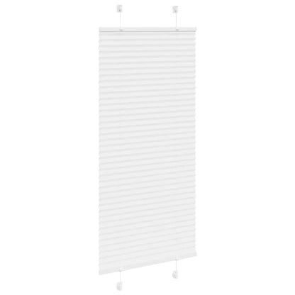 Tenda Plissettata Bianca 65x150 cm Larghezza Tessuto 64,4 cm | homemem39