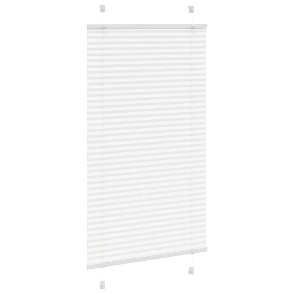 Tenda Plissettata Bianca 70x150 cm Larghezza Tessuto 69,4 cm | homemem39