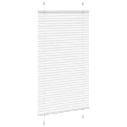 Tenda Plissettata Bianca 70x150 cm Larghezza Tessuto 69,4 cm | homemem39