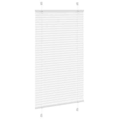 Tenda Plissettata Bianca 80x150 cm Larghezza Tessuto 79,4 cm | homemem39