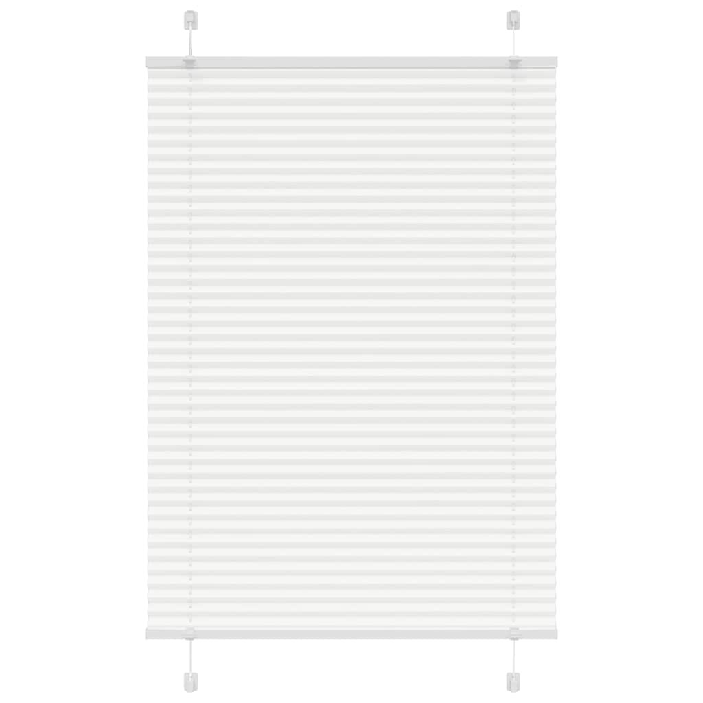 Tenda Plissettata Bianca 90x150 cm Larghezza Tessuto 89,4 cm