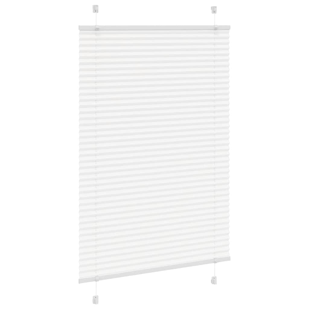 Tenda Plissettata Bianca 90x150 cm Larghezza Tessuto 89,4 cm | homemem39