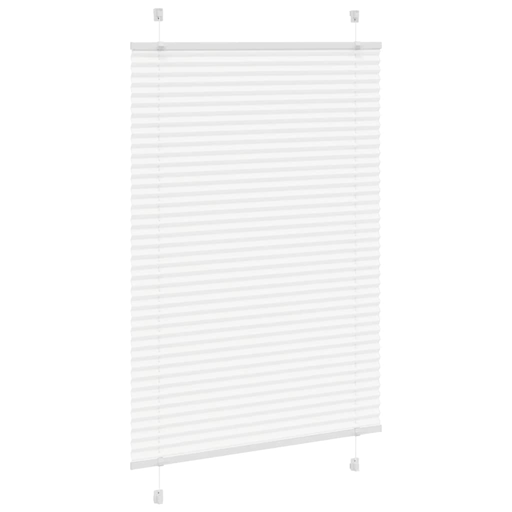 Tenda Plissettata Bianca 95x150 cm Larghezza Tessuto 94,4 cm | homemem39