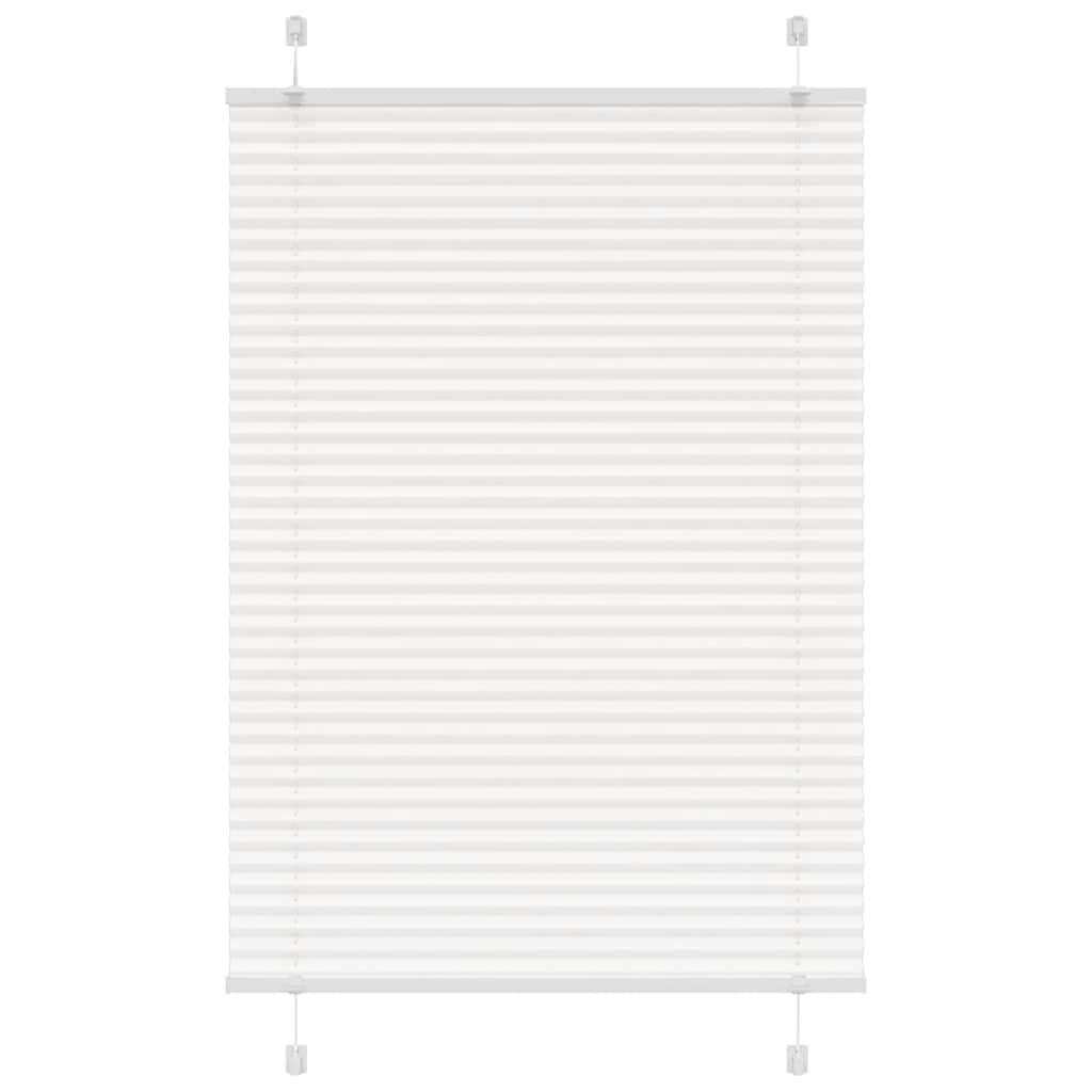 Tenda Plissettata Bianca 100x150 cm Larghezza Tessuto 99,4 cm