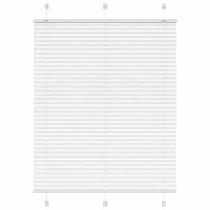 Tenda Plissettata Bianca 110x150 cm Larghezza Tessuto 109,4 cm