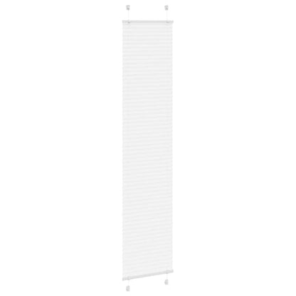 Tenda Plissettata Bianca 40x200 cm Larghezza Tessuto 39,4 cm | homemem39