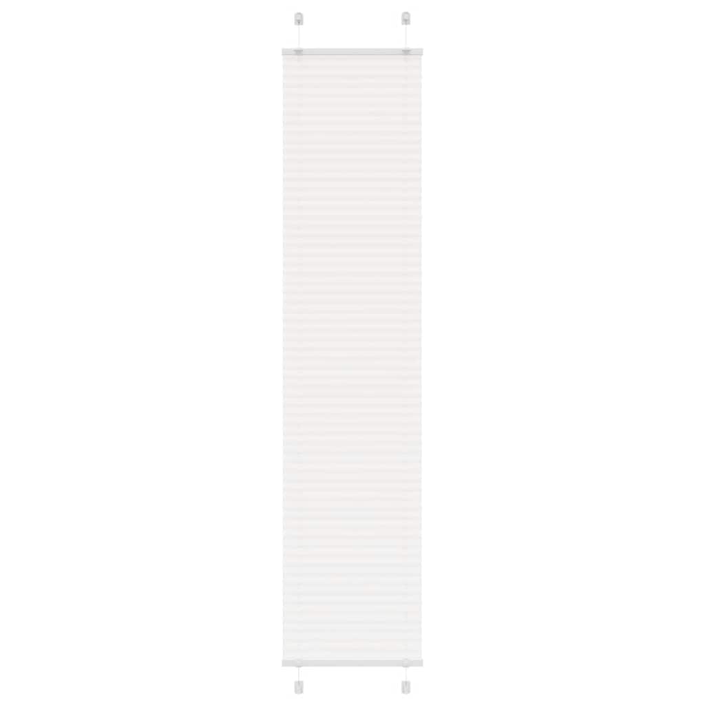 Tenda Plissettata Bianca 45x200 cm Larghezza Tessuto 44,4 cm