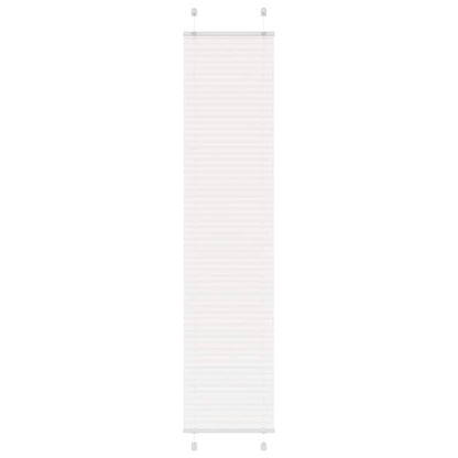 Tenda Plissettata Bianca 45x200 cm Larghezza Tessuto 44,4 cm