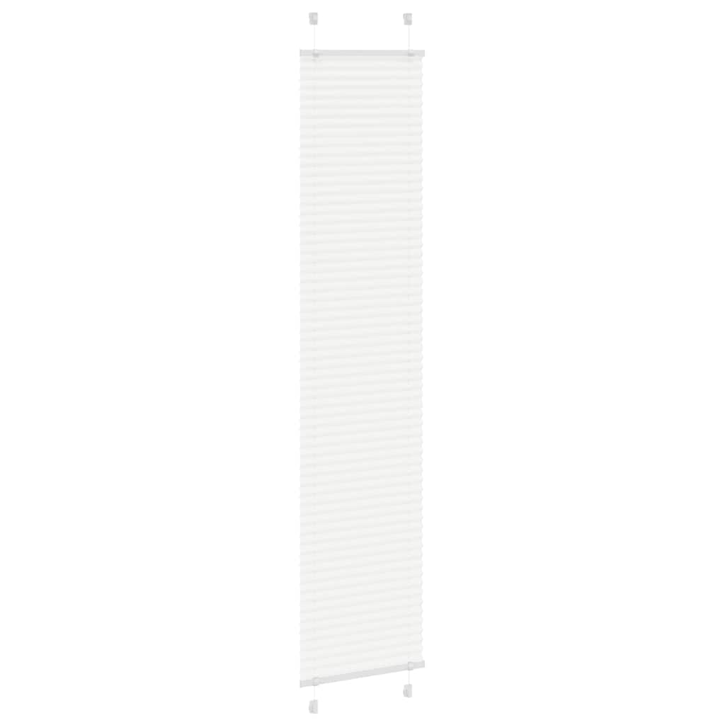 Tenda Plissettata Bianca 50x200 cm Larghezza Tessuto 49,4 cm | homemem39
